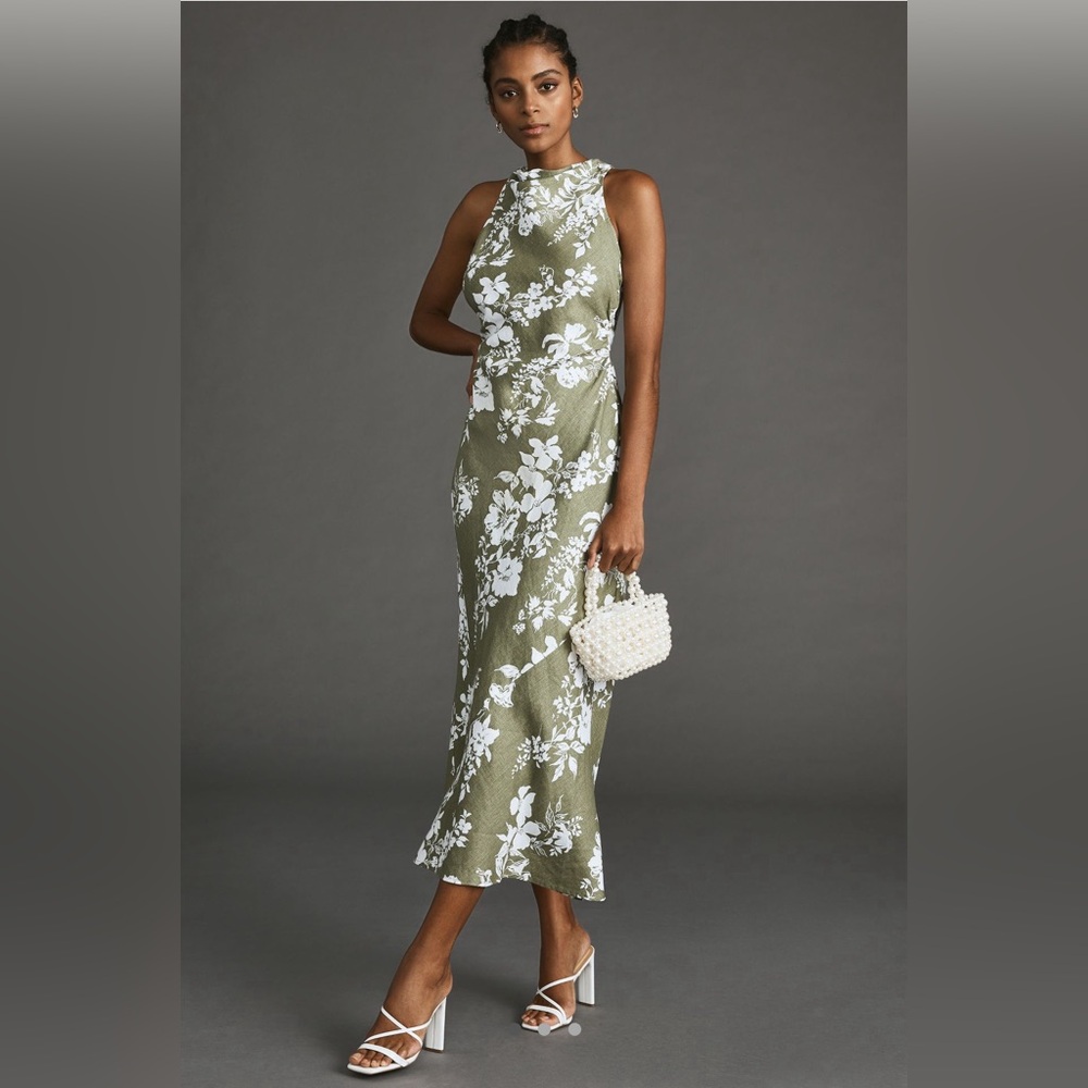 NWT Reformation Casette Linen Dress
